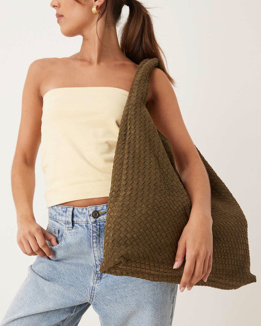 Khaki Hobo Bag